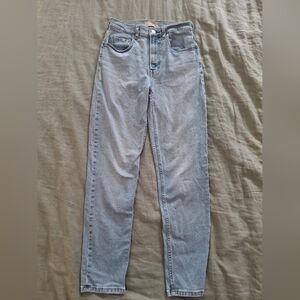 Everlane Women's Straight Leg Jeans in Light Blue